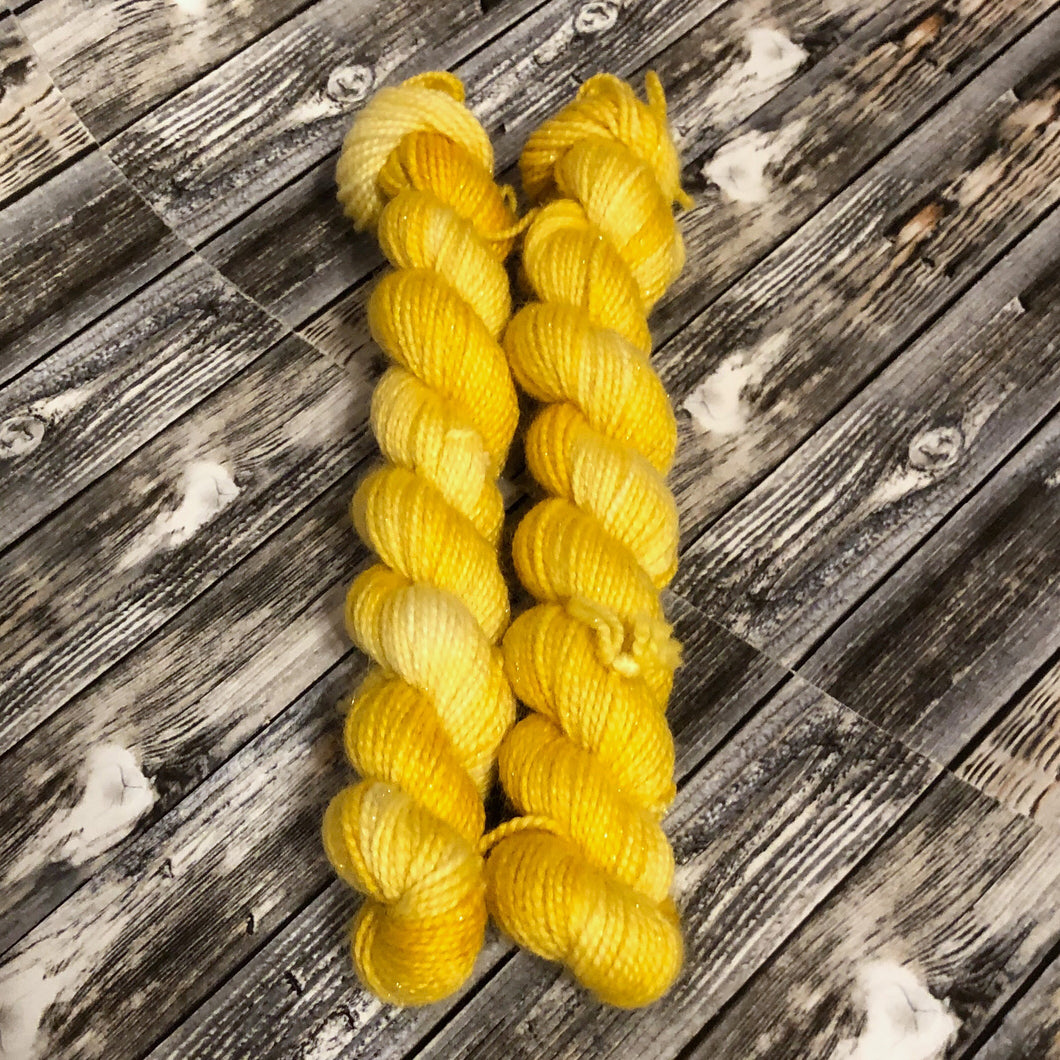 Monarch Silver Sock Mini Skein - Yellow Brick Road
